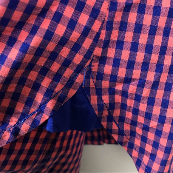 Talbots Size 4P Gingham Check Button Down Shirt - Picture 4 of 5